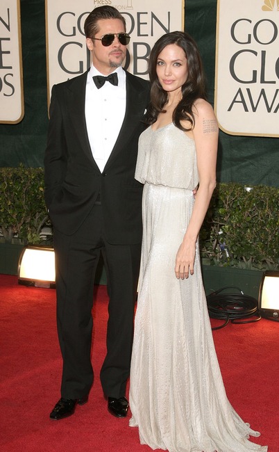 Brad Pitt, Angelina Jolie, 2009 Golden Globes